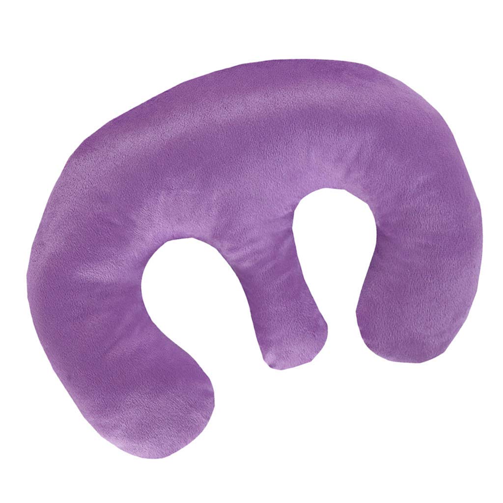 Beauty Salon Breast Pillow Feminine Bolster Breast Pillow for Massage Table, Massage Face Cradle Rest Pillow for SPA Salon, Soft Cotton Fabric - Purple : Beauty