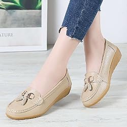 Women's Genuine Leather Platform Loafers Classic