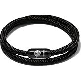 BTEYIVTA Handmade Nautical Rope Bracelet for Men Sunproof Colorfast Surfer Braided Paracord Bracelet Unique Choice for Men, Women & Couples