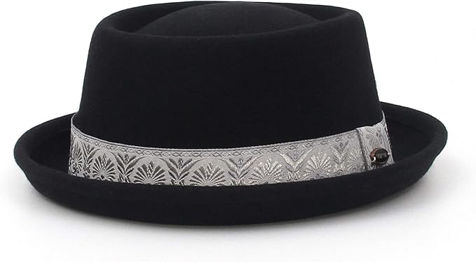 Amazon Y Boa ポークパイハット フェルト ウールハット 中折れハット ジャズハット リボン飾り おしゃれ メンズ レディース 帽子 カジュアル 秋冬 ブラック ハット 通販