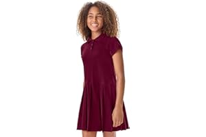 CLASSROOM SCHOOL UNIFORMS Classroom Girls Polo Dress School Outfit for Toddler,Pleated Skirt
