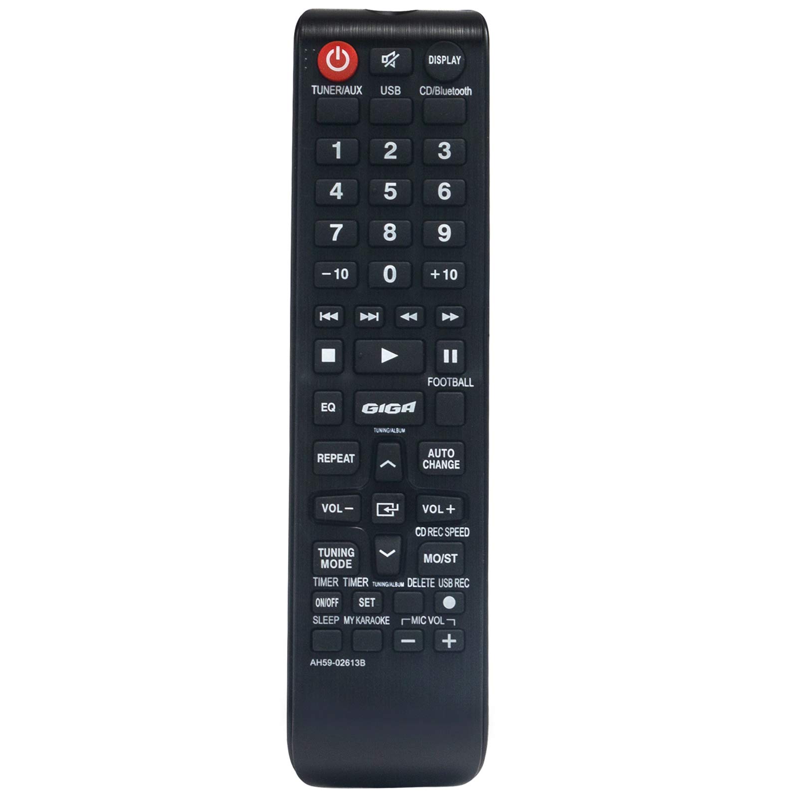 ALLIMITY AH59-02613B Remote Control Replace for Samsung Audio System MX-H630 MX-H630/EN MX-H630/ZF MX-H730 MX-H730/EN MX-H830 MX-H835 MX-HS6500