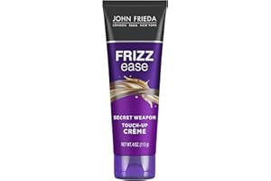 John Frieda Frizz Ease Secret Weapon Touch-Up Crème - Anti-Frizz Styling Cream for Smooth, Frizz-Prone Hair, 4 Oz