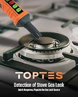 TopTes PT210 Gas Leak Detector Portable Natural Gas with Alarm Orange view 9