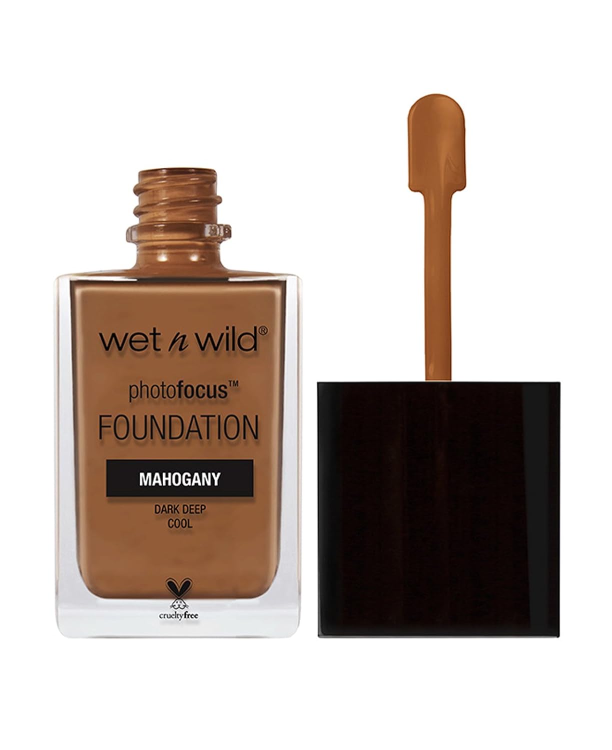 wet n wild Photo Focus Foundation, Mahogany, 1 Ounce