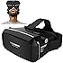 ELEGIANT 3D VR Lunettes Google Carton 3D Jeux Vid&eacute;o Lunettes VR casque 360 Affichage de r&eacute;alit&eacute; virtuelle immersive 3,5-6,0'' Compatible avec Samsung Galaxy Mega 2 / Galaxy Note 4 / Galaxy Note 3 / Galaxy S6 Bord / Galaxy S6 / iPhone 6 / iPhone 6 Plus / LG G3 / SONY Experia T2 Ultra / Xperia Z3 + / MOTO Nexus 6 / HTC One Max / Desire 816 / Un M9 / ASUS Zenfone 2