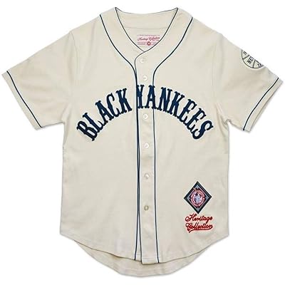 Black yankees jersey negro league Clearance