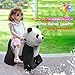 Hoverheart Rechargeable 6V/7A Plush Animal Ride On Toy for Kids (3 ~ 7 Years Old) with Safety Belt (Panda)