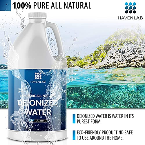 HAVENLAB Deionized Water Demineralized (1 Gallon) Purification