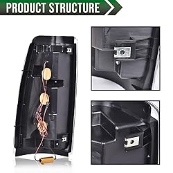 GRAND ORANGE LED Tube Tail Lights Compatible with