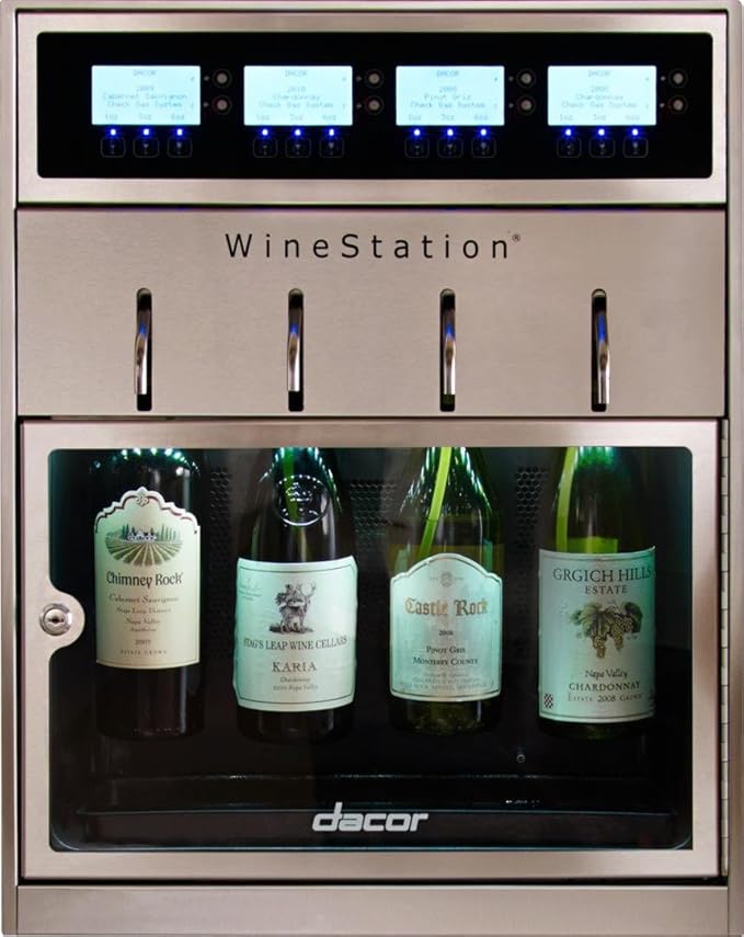 Dacor DYWS4 Discovery 20" WineStation 4Bottle Wine Dispenser with