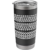 ishenkea 20 Oz Stainless Steel Hidden Message Tumblers,Personalized Tumbler Gifts For Coworker (Black)