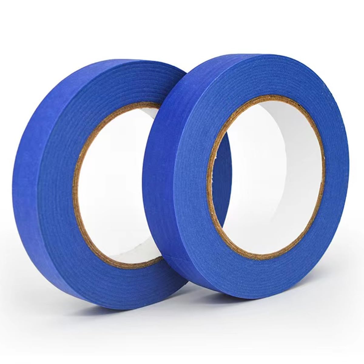 Inanhoo Blue Masking Tape, Decorating Tape for Painting, Easy to Peel Artist Tape, 20mm x 50m, 2 Rolls/Pack