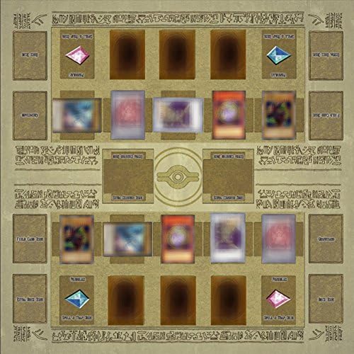 For Yu-gi-oh Card Diadia 60x60cm Rubber Play Mat Egypt Mural Style Competition Pad For Yu-gi-oh Card (A)