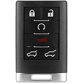 Guteauto Car Key Fob Keyless Entry Remote 315MHz OUC6000066 for Cadillac Escalade/Escalade ESV 2007-2014