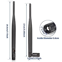 Bingfu Dual Band WiFi 2.4GHz 5GHz 5.8GHz 6dBi MIMO