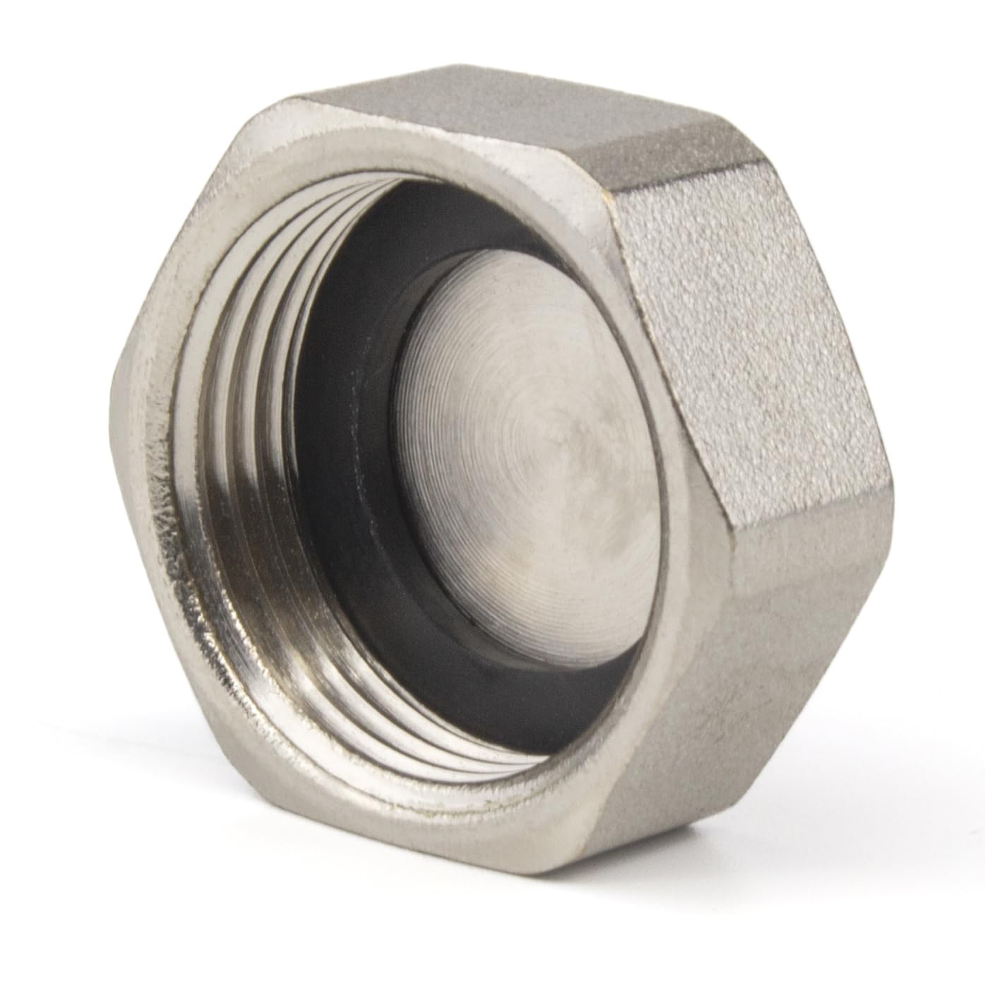 Kudos-Trading - Blanking Cap 3/4" Underfloor Heating Manifold Washing Machine & Sink Waste Pipe Durable Brass Construction for Plumbing Solutions Radiator Blanking End Cap Washer Included