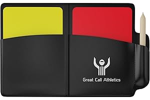 Great Call Athletics | Soccer Referee Wallet and Penalty Card Set | Includes Pencil & Penalty Game Cards | Football Holder