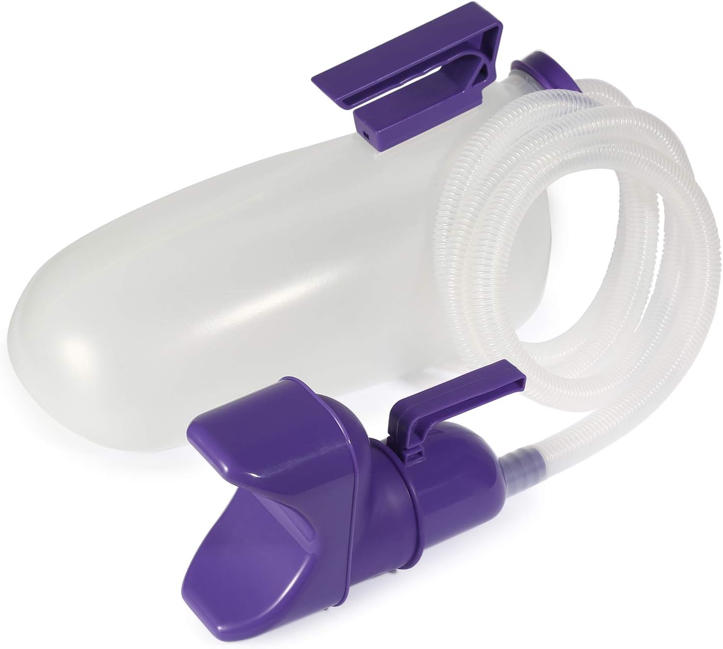 ONEDONE Urinals for Women 2-in-1 Female Urinals Portable 2000ML for Elderly Bedridden Hospital Truck Car Travel Urinal w/Cleaning Brush, Waterproof Pad, Gloves