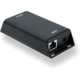 PoE Texas DC-Powered Gigabit PoE+ Injector, 12-60V Input, 30W | watt) Gigabit Inline Injector Converts 12-60V in to 50 Volt IEEE 802.3at PoE+ Out