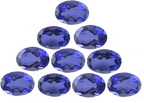 Amazon 宝石サファイアブルー色quartz Gemstone Doubletオーバルサイズ9 X 7 Mm 25ピースロットloose宝石 メンズ 通販