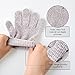 Exfoliating Bath Gloves Shower Exfoliation Nylon Mesh Gloves Bath Spa Exfoliating Scrubber, Bathing Glove Mitt Scrubs Away Dead Skin Cells and Improve Blood Circulation Multi color 5 Pairs by KRRAMEL