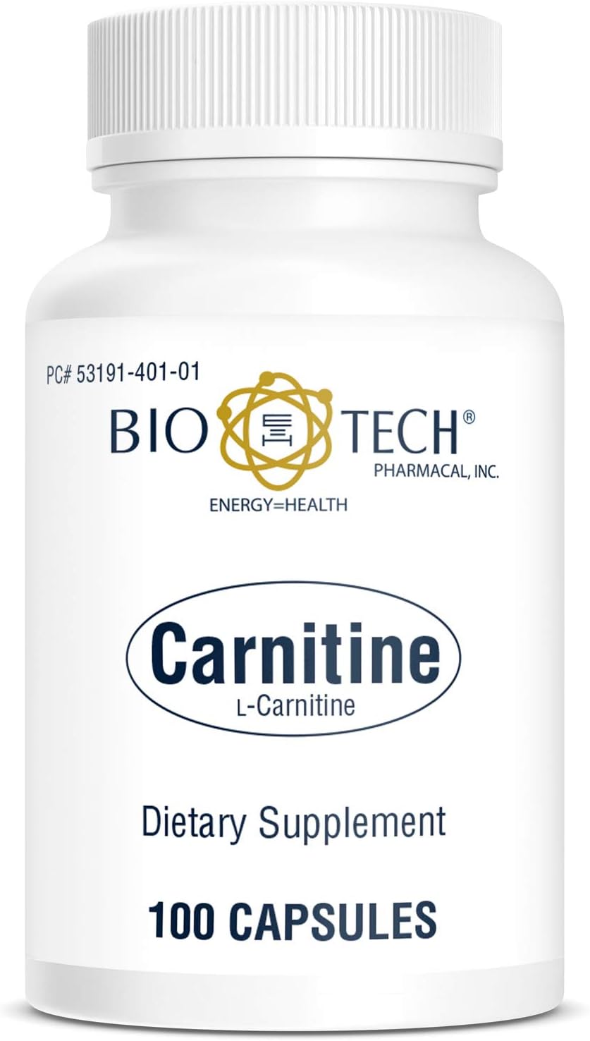 BioTech Pharmacal - Carnitine 400mg - 100 Count: Health & Personal Care