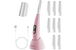 Skinharbor Sonic Dermaplane Razor for Women Face,Women’S Facial Exfoliation & Peach Fuzz Hair Removal System,Anti-Aging–3 Speeds–8 Dermaplaning Blades–Rechargeable,Sonic Dermaplaning Tool