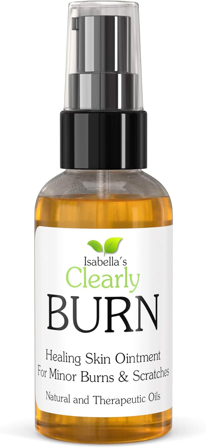 Isabella’s Clearly Burn, Aloe Vera Skin Oil with Lavender & Peppermint