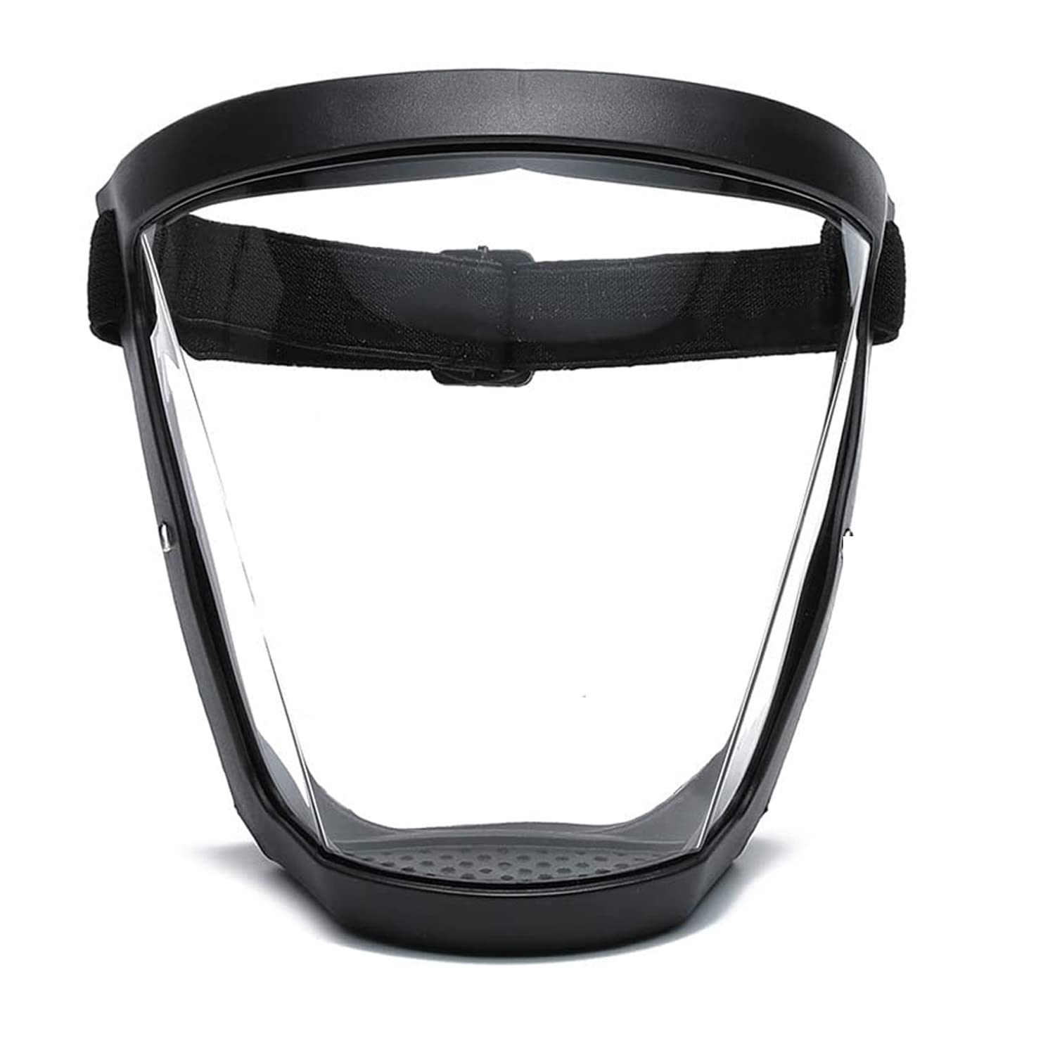 Photo 1 of DSHTP Full Face Shield, Reusable Protective Anti-Fog Transparent High-Definition Platic Face Shield with Adjustable Band, Super Protective Face Shield for Unisex and Adultel