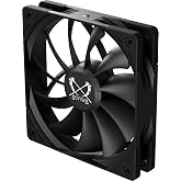 Scythe Kaze Flex II 120 PWN, 120mm x 25mm Air Flow Optimized Quiet Operating Computer Case Fan, Fluid Dynamic Bearing, 4-Pin Connector, Single Pack (Standard Edition - 1500 RPM)