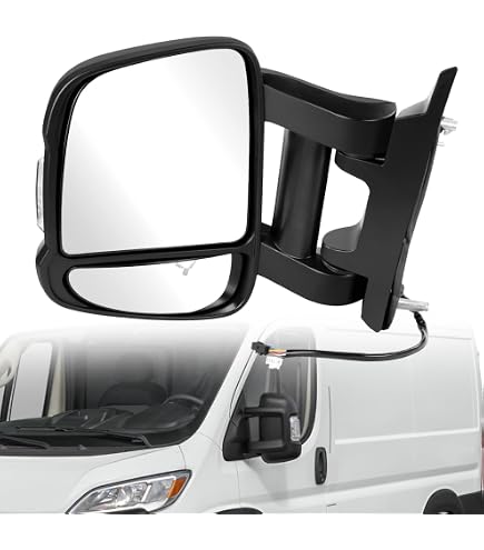 Heated Blind Spot Mirror Glass - Driver Side Left For Toyota Tundra (2014-2017) | Direct Replacement With Indicator 2 thumbnail image