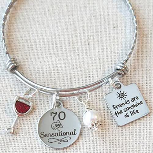Milestone 70th Birthday Gift for Friend, 70th