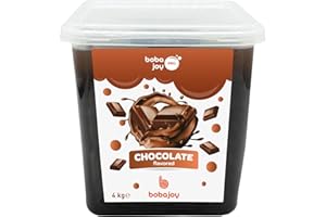 Bobajoy Chocolate Boba Pearls Popping Bursting Boba, Bubble Tapioca Pearls For Bubble Tea 8.8 lbs (Approximately 100 Servings)