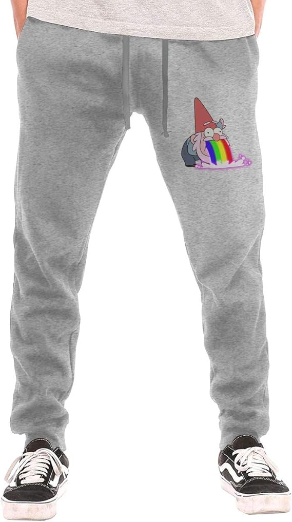 Amazon Co Jp 怪奇ゾーン グラビティフォールズ キャラ マンガ メンズ スウェットパンツ トレーニングズボン ジョガーパンツ ロングパンツ スリム リブ 細身 テーパード 無地 ロゴ プリント ポケットをつける 服 ファッション小物