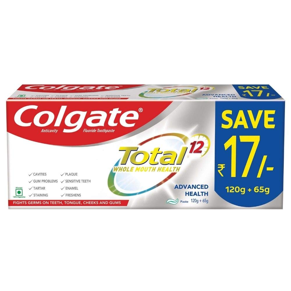 Offer Colgate Antibacterial Toothpaste, 185g Loot Deal shopping offers
