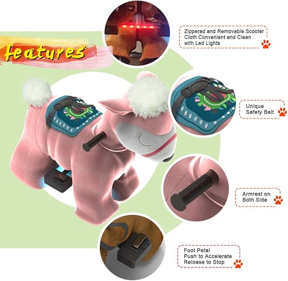 hoverheart animal scooter