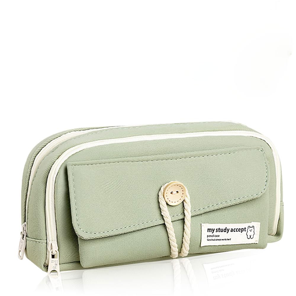 Taasmoog Large Pencil Case, Pencil Case for Boys and Girls, School Supplies Stationery Makeup Bag Storage Gift for Middle High School Office College Students Adult Teen