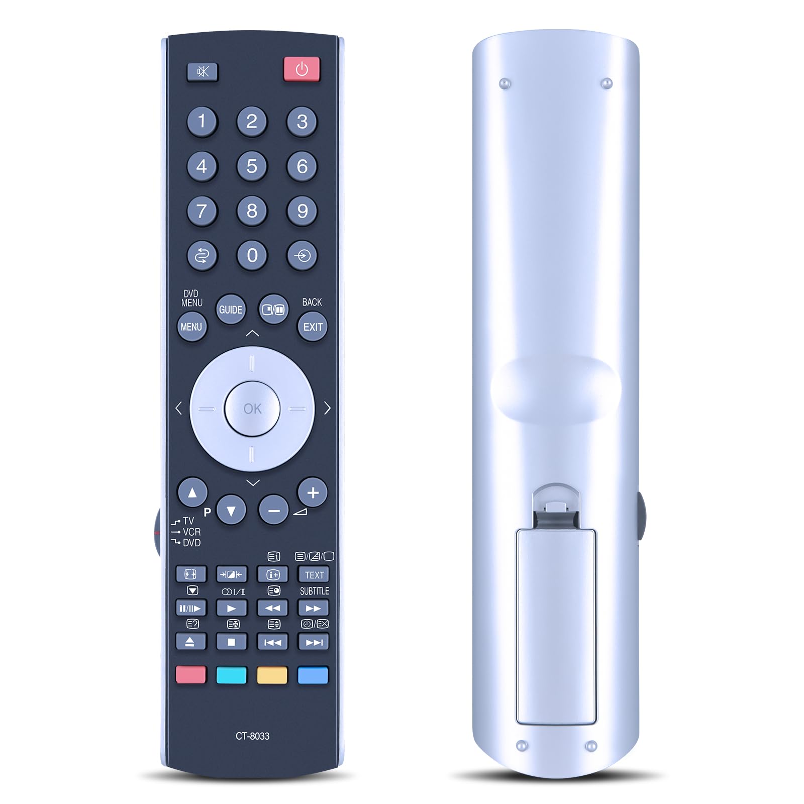 TCNOUMT New Replacement CT-8003 Remote Control Suitible for Toshiba REGZA TV 32XV505DG 17WLT56B 20WLT56B 37XV500A 42XV500A 27WLG65G 32AV554D 37AV555D 15V330DB 19W330DB 19W331DG 20W330D — image 1