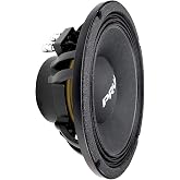 PRV AUDIO 10 Inch Woofer Speaker 10W1000-NDY 1000 Watts Program Power, 8 Ohms, 3 in Voice Coil, 500 Watts RMS, Unique Sound Reproduction Midbass Woofer Driver (Single)