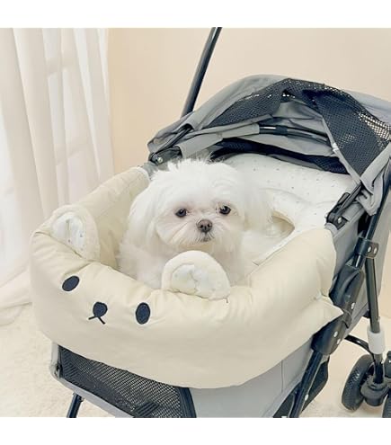 LUKHMELF Pet Stroller Mat,Dog Stroller Pet Bed Mat,Pet Stroller Edge