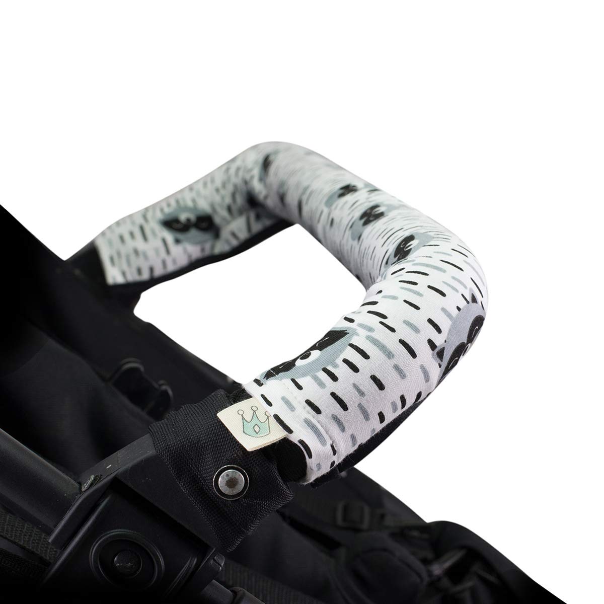 JYOKO Kids Covers Handle, Covers Railing for Stroller (Raccoon, Twins)