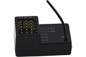 Blomiky 1 Pack R30 Receiver Spare Parts Suitable for Hyper Go 1/16 1/14 Scales H16BM H16PL H14BM 14210 14211 14301 14302 RC Trucks/ 14210 Receiver