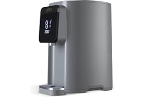 O C T A V O OCTAVO Water Boiler & Warmer 5 Liter, 304 Stainless Steel Water Tank, 700 Watt 6 Adjustable Water Temperature, LCD Touch Control Screen, Child Lock with Water Shortage Indicator