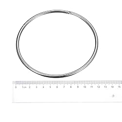 uxcell 304 Stainless Steel O Rings, 2pcs