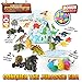 Coral Entertainments Dinosaur Toys 40 Piece Dinosaurs Playset and Accessories Playkit for Kids. Pull Back & Friction Cars. Party Favor Grab Bag Toys Dinosaur Figurines and Growing Dino Hatching Eggs