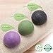 Kaiercat Konjac Facial & Body Sponge 100% Natural, Gentle Exfoliating, Deep Cleansing, for Sensitive, Oily & Acne Prone Skin (Bamboo Charcoal)