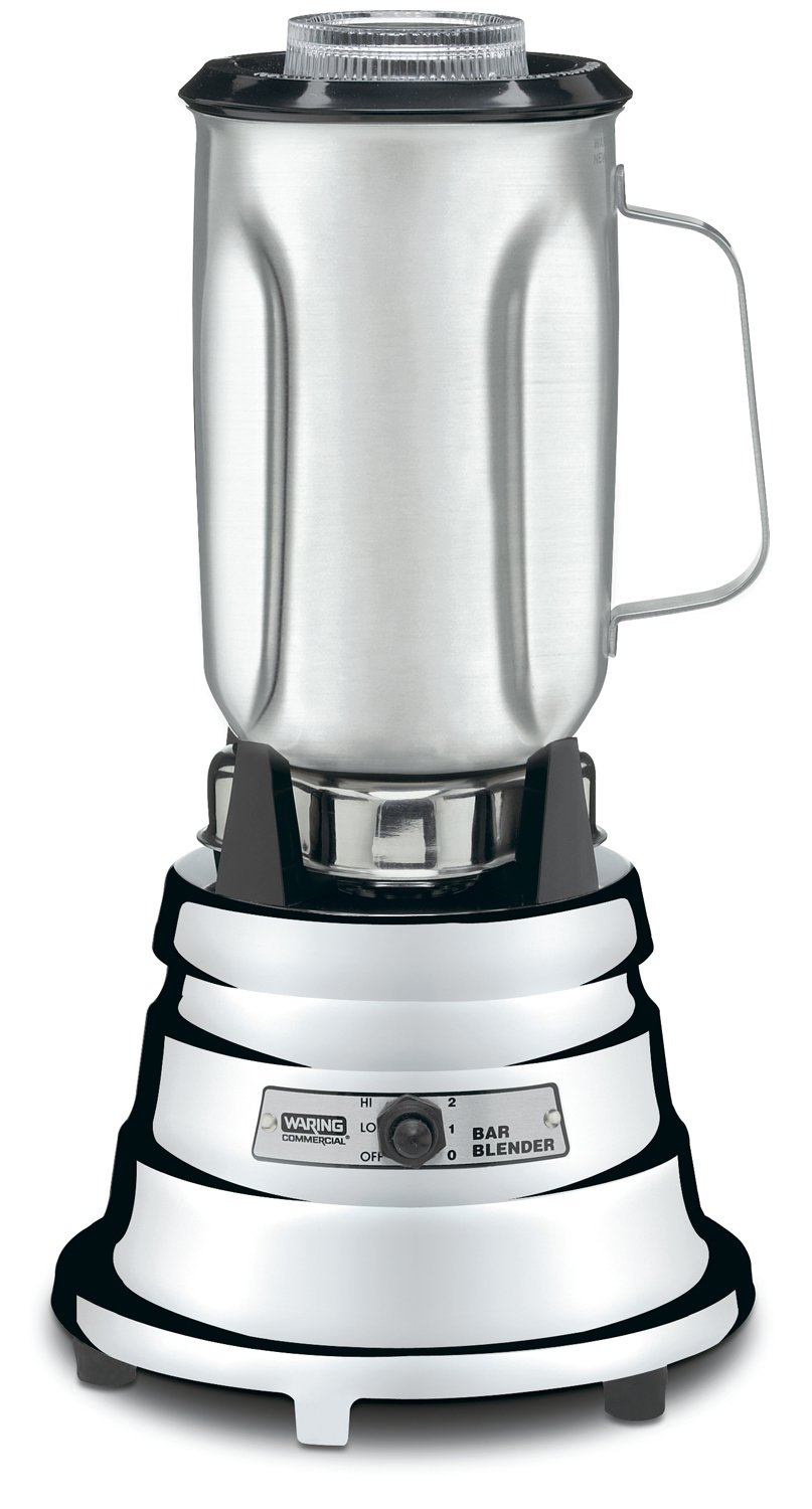 Photo 1 of * DIRTY * Waring Commercial BB900S 1/2 HP Chrome Bar Blender with 32-Ounce Stainless Steel Container, 1-Quart, Silver