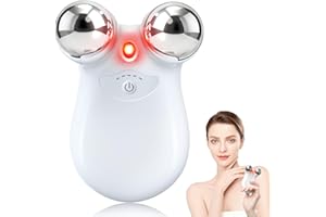 GUNFAY 2-in-1 Red Light Microcurrent Facial Device | Enhances Lifting & Firming Capabilities | Reduces Wrinkles and Puffiness | Smart Photon Micro-Current Device, Model:EP-300