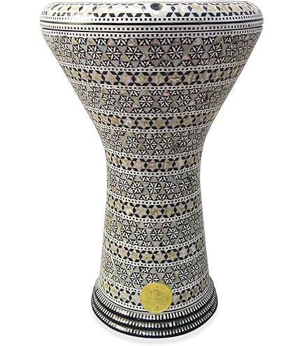 Amazon.com: The 17'' Wave Zaza Percussion Egyptian Style Darbuka